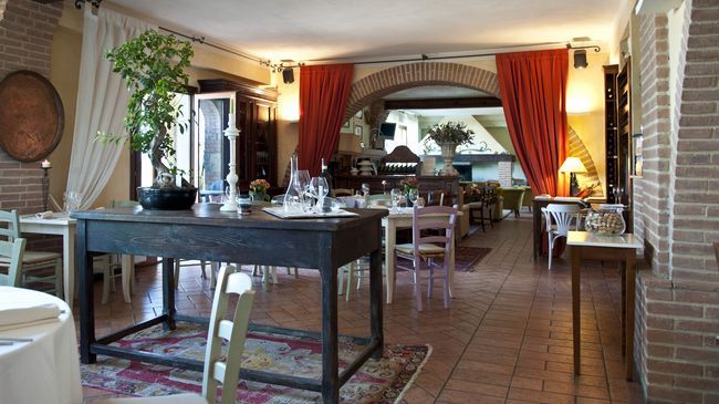 Il Poggio Pensionat Celle sul Rigo Restaurant billede